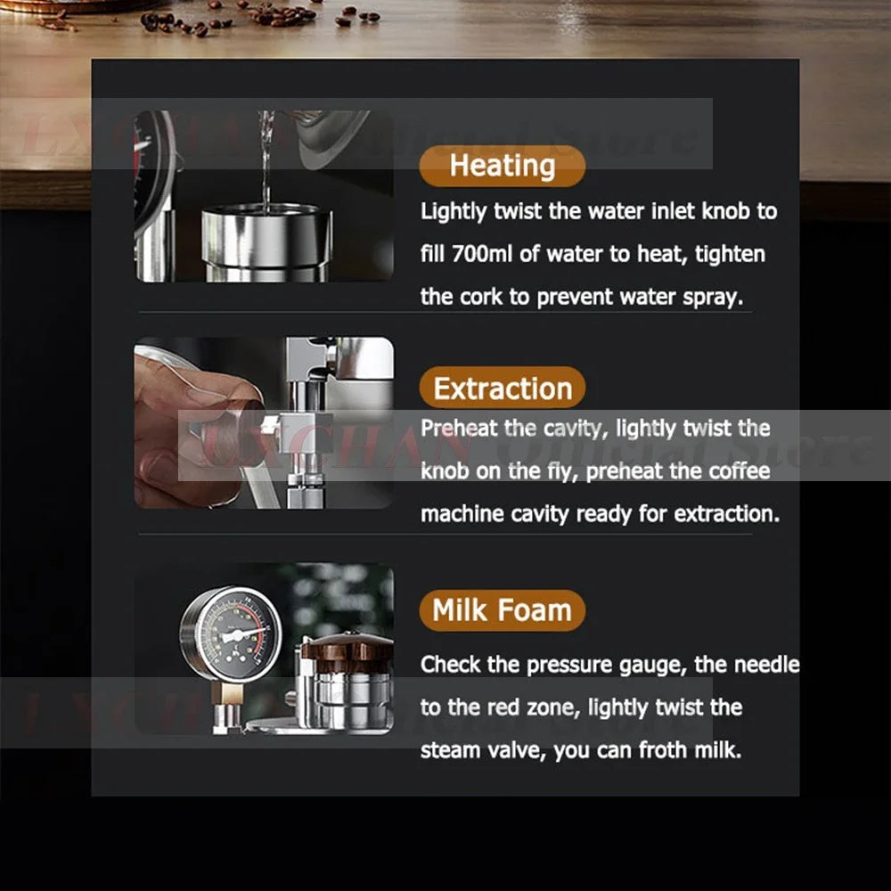 HomeWise Steam Milk Frother