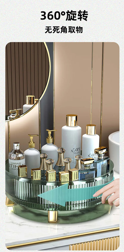 360° Rotating Makeup Organizer