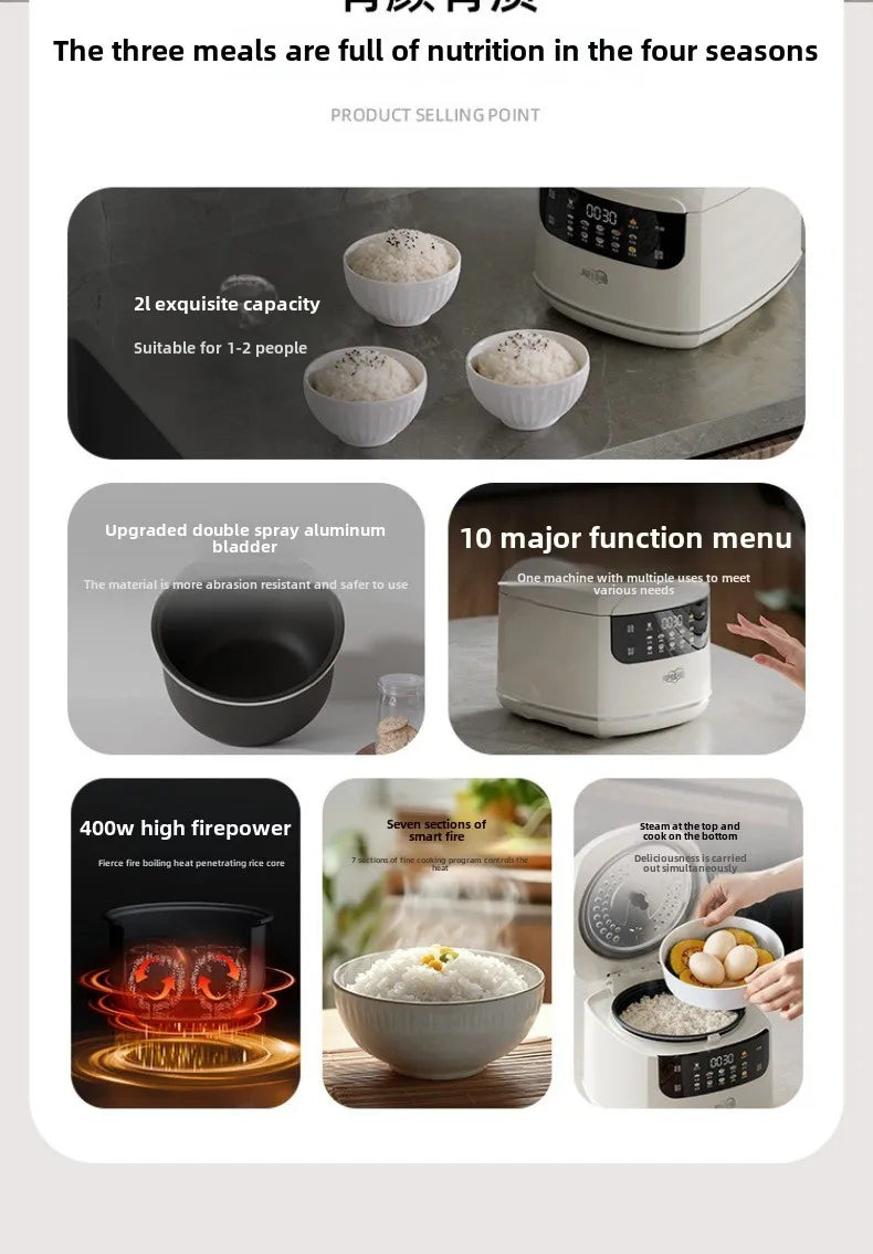 MultiCooker Electric Rice Cooker 2L