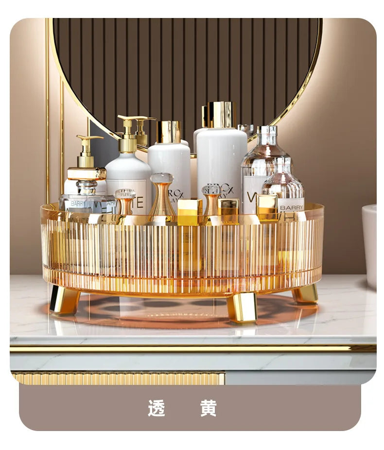 360° Rotating Makeup Organizer