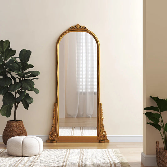 Lifeideas Vintage Gold Wall Mirror