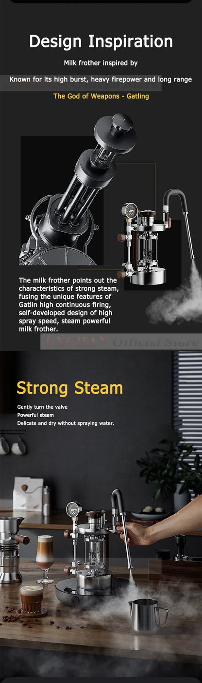 HomeWise Steam Milk Frother