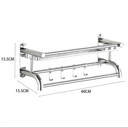 Wall Mounted Bath Towel Rail