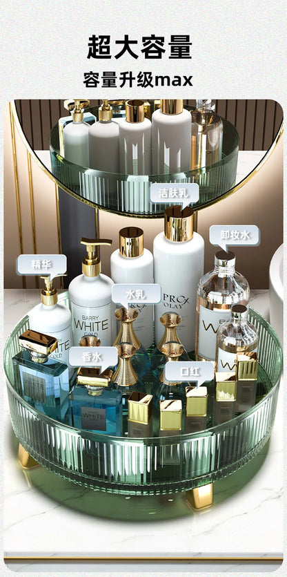 360° Rotating Makeup Organizer