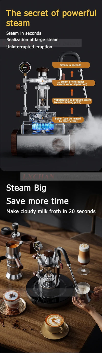 HomeWise Steam Milk Frother