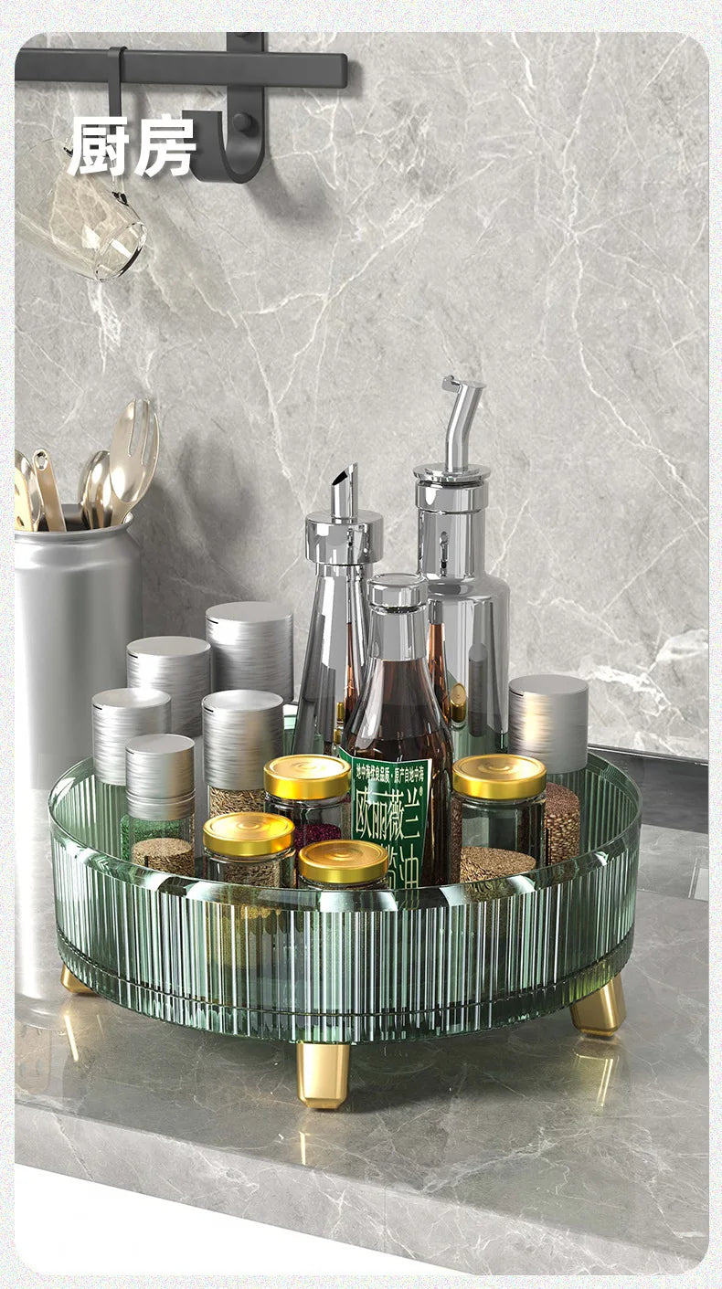 360° Rotating Makeup Organizer