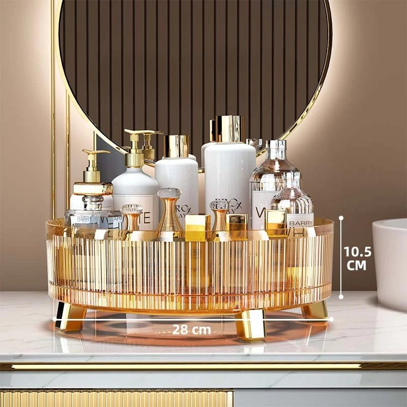 360° Rotating Makeup Organizer