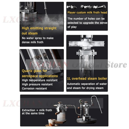 HomeWise Steam Milk Frother